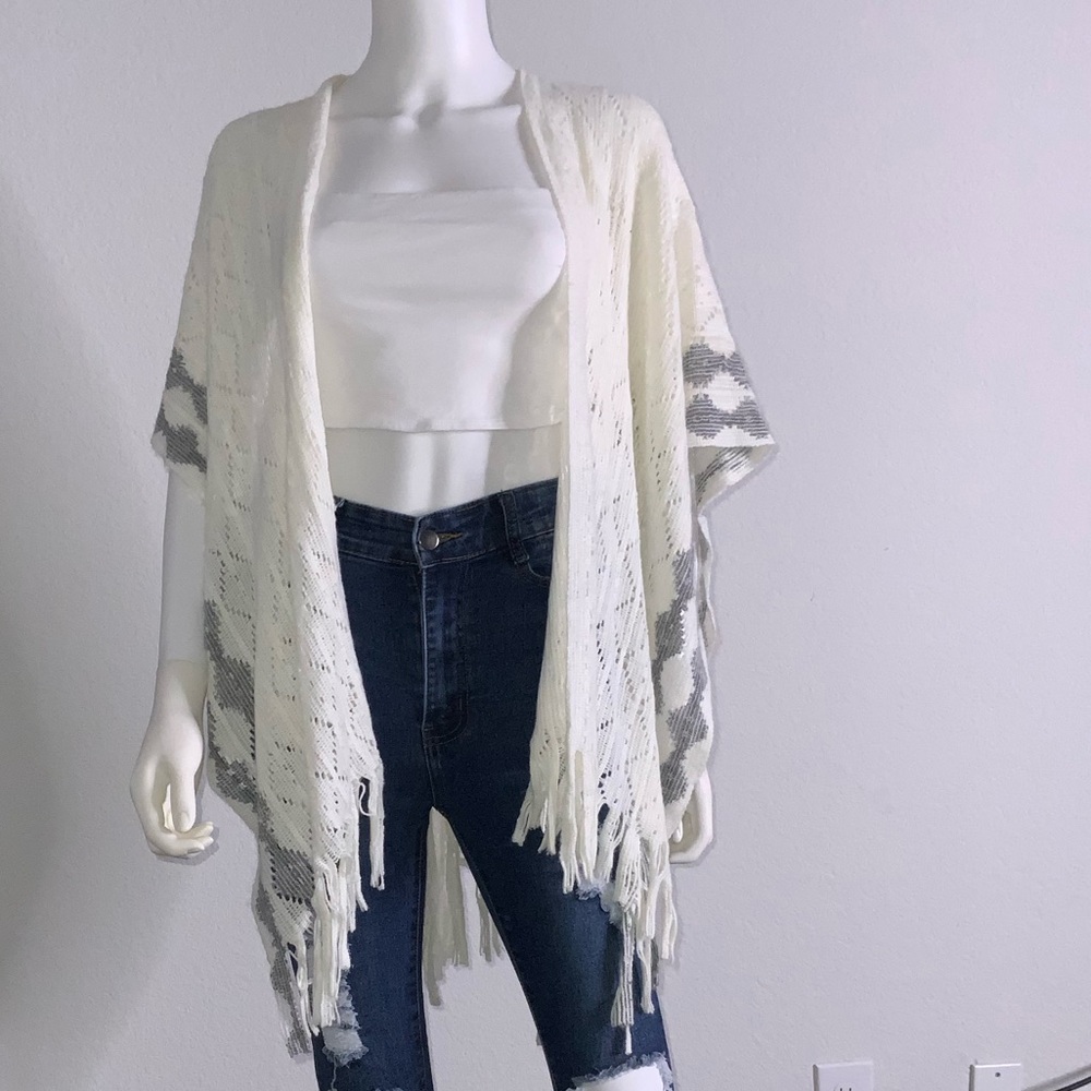 Cozy Knitted White Cardigan